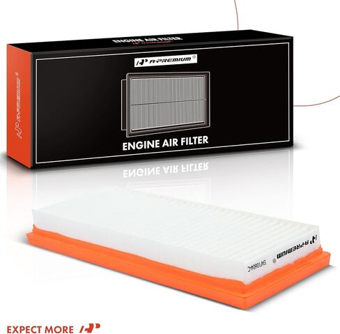 A-Premium 2-PC Engine Air Filter Compatible with Smart Fortwo 2008-2015, L3 1.3L, Flexible Panel, Replace# A0010940301 in Saudi Arabia