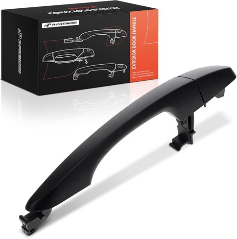 A-Premium Front Right Passenger Side Exterior Door Handle Compatible with Hyundai Tucson 2016-2021, Without Smart Key System, Primed Black in Saudi Arabia