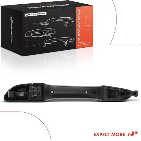 A-Premium Front Right Passenger Side Exterior Door Handle Compatible with Hyundai Tucson 2016-2021, Without Smart Key System, Primed Black in Saudi Arabia