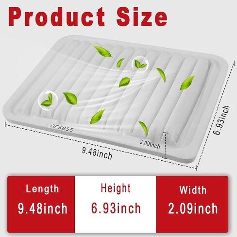 Engine Air Filter Compatible with Toyota Corolla Yaris Matrix, for Pontiac Vibe, for Scion XD with Activated Carbon Replace# AF5655 in Kuwait