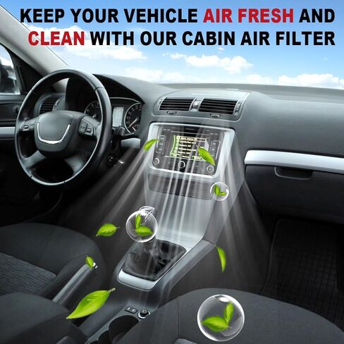 Engine Air Filter Compatible with Toyota Corolla Yaris Matrix, for Pontiac Vibe, for Scion XD with Activated Carbon Replace# AF5655 in Kuwait