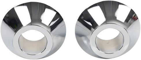 فواصل عجلة بغطاء مدبب للمحور الأمامي 25 مم من Bacar من الكروم والألومنيوم لـ Harley Electra/Road/Street Glide، Ultra Classic، لـ Road King 2008-2023 in Kuwait