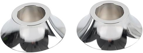 فواصل عجلة بغطاء مدبب للمحور الأمامي 25 مم من Bacar من الكروم والألومنيوم لـ Harley Electra/Road/Street Glide، Ultra Classic، لـ Road King 2008-2023 in Kuwait