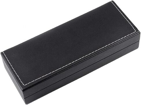 1 black pen gift box, PU leather long pen gift box, used for gift packaging, office and school supplies in Kuwait