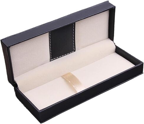 1 black pen gift box, PU leather long pen gift box, used for gift packaging, office and school supplies in Kuwait