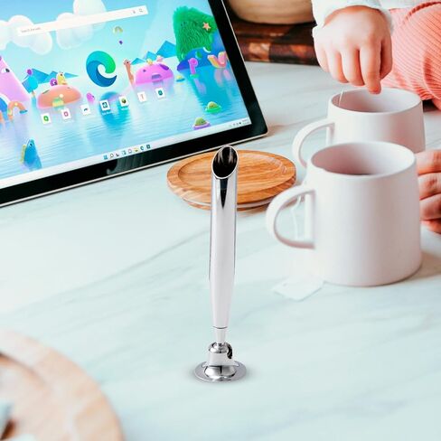 4pcs metal desktop storage pen holders, Metal Swivel Stand with Single Pen Display,Suitable for home office, hotel, school use in Kuwait