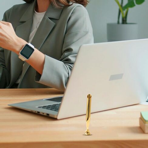 4pcs metal desktop storage pen holders, Metal Swivel Stand with Single Pen Display,Suitable for home office, hotel, school use in Kuwait