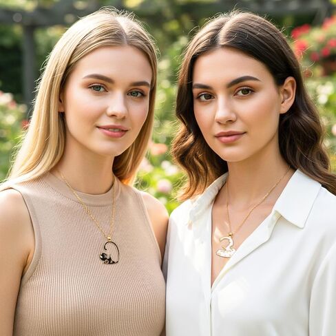 Cat Friendship Necklaces Cat Yin Yang Matching Necklaces for Couples BBF Best Friend Necklace Cats Necklace in Kuwait