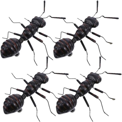 4 قطعة نماذج النمل محاكاة شخصيات النمل واقعية للمنزل والحديقة ديكور داخلي تمثال زخرفة لطيف ديكور للمكتب والمكتب in Kuwait