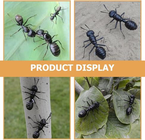 4 قطعة نماذج النمل محاكاة شخصيات النمل واقعية للمنزل والحديقة ديكور داخلي تمثال زخرفة لطيف ديكور للمكتب والمكتب in Kuwait