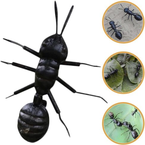 4 قطعة نماذج النمل محاكاة شخصيات النمل واقعية للمنزل والحديقة ديكور داخلي تمثال زخرفة لطيف ديكور للمكتب والمكتب in Kuwait