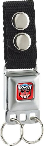 Transformers Keychain, Seatbelt Buckle Keychain, Transformers Autobots Logo Full Color Red in Saudi Arabia
