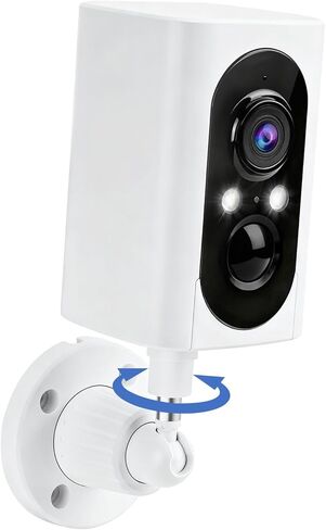 Geekee Cameras for Home Security, 2K Color Night Vision 2-Way Talk Cloud/SD Storage Battery Powered WiFi in Saudi Arabia