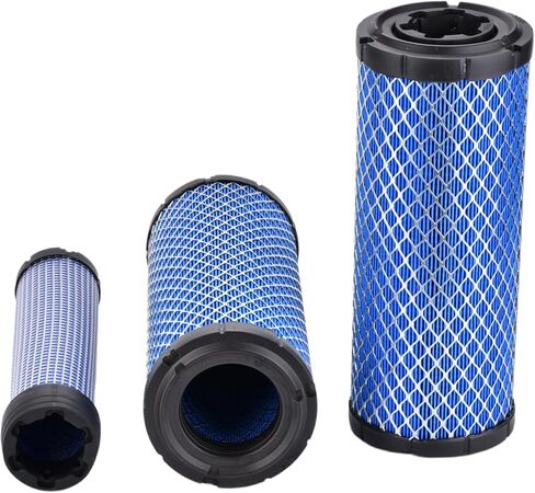 (BLUE) P822858 P821575 11013-7044 11013-7045 Air Filter Set Compatible with Donaldson FPG05 Replaces 2508301 2508304 46438 42985 6672467 6672468 PM252Z PM260Z (4pcs) in Kuwait
