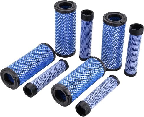 (BLUE) P822858 P821575 11013-7044 11013-7045 Air Filter Set Compatible with Donaldson FPG05 Replaces 2508301 2508304 46438 42985 6672467 6672468 PM252Z PM260Z (4pcs) in Kuwait