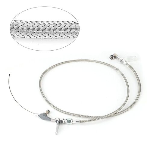Trans Kickdown Cable Kit Stainl Down Detent Fits for 904 Kit Been Enhanced for More Durability and Efficiency Smoother Trans Kickdown Cable Kit Throttle CableKickdown in Saudi Arabia