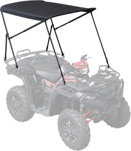 KEMIMOTO Foldable ATV Sunshade Universal Four Wheeler Sun Visor Block UV 600D Shade Top Shield Compatible with Outlander 450 570 650 850 CFMOTO CFORCE 600 800 FOURTRAX Sportsman 850 570 KODIAK GRIZZLY in Saudi Arabia