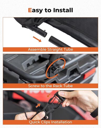 KEMIMOTO Foldable ATV Sunshade Universal Four Wheeler Sun Visor Block UV 600D Shade Top Shield Compatible with Outlander 450 570 650 850 CFMOTO CFORCE 600 800 FOURTRAX Sportsman 850 570 KODIAK GRIZZLY in Saudi Arabia