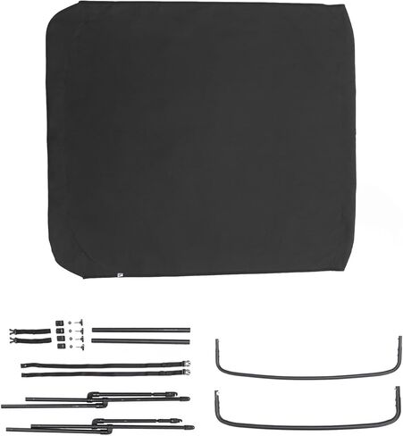 KEMIMOTO Foldable ATV Sunshade Universal Four Wheeler Sun Visor Block UV 600D Shade Top Shield Compatible with Outlander 450 570 650 850 CFMOTO CFORCE 600 800 FOURTRAX Sportsman 850 570 KODIAK GRIZZLY in Saudi Arabia
