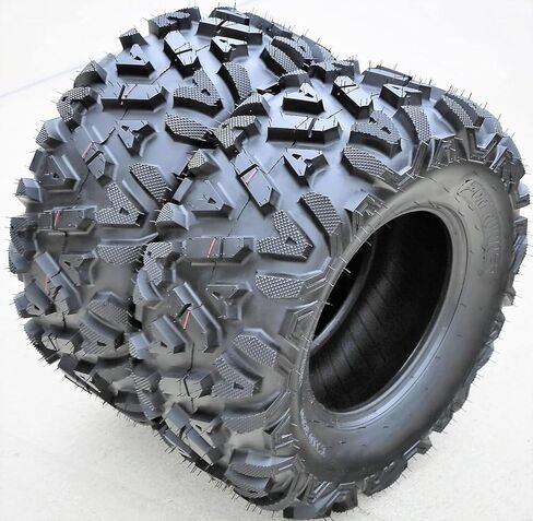 Set Of 2 (TWO) Forerunner Knight M/T ATV UTV Mud Off-Road Tires-26x12.00-12 26x12-12 26x12x12 58F Load Range 6 Ply BSW Black Side Wall in Kuwait