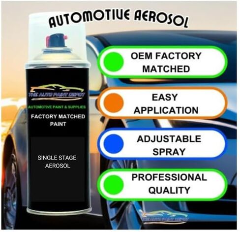 AUTO PAINT DEPOT Factory-Matched, Ultra-Premium Touch Up Paint Single Stage Aerosol ONLY - 12.0 OZ Can - Compatible With 2019 GMC (G1W) White Frost - MADE IN THE USA in Kuwait