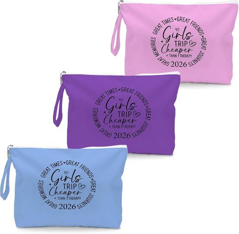Fokongna 3pcs Girls Trip Gifts Bag Bag Wet Dry Bag Bag Bag Bag Favors for Swimsuit Bag Bag Bag Bag Bag Essentials للنساء ، و Gy Gym Gym Bag Bet Dry For Swimsuit Dirty Diaper Gipts in Kuwait