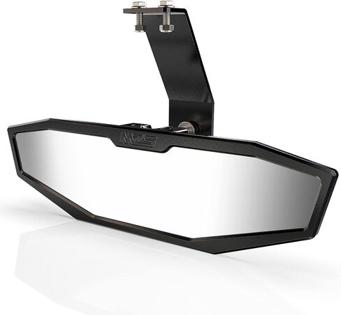 MZS Aluminum UTV Center Rear View Mirror, Maverick Trail Rrarview Mirror Adjustable Black Compatible with 2018-2026 Maverick Trail and Sport / 2021-2025 Commander/MAX Accessories 715004924 715003638 in Saudi Arabia