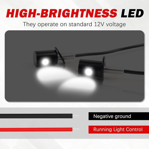 دعامة لوحة ترخيص جانبية للدراجة النارية مع ضوء لوحة ترخيص LED، حامل لوحات تراخيص الدراجات النارية شديدة التحمل للتركيب الأفقي/الرأسي، حامل لوحات الدراجات النارية العالمية in Kuwait