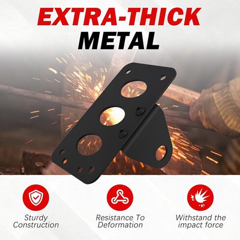 دعامة لوحة ترخيص جانبية للدراجة النارية مع ضوء لوحة ترخيص LED، حامل لوحات تراخيص الدراجات النارية شديدة التحمل للتركيب الأفقي/الرأسي، حامل لوحات الدراجات النارية العالمية in Kuwait