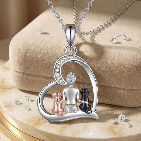 Dog Pendant Necklace for Women Pet Animal Memorial Jewelry Gifts for Dogs Lovers in Kuwait