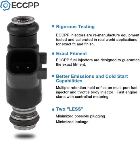 ECCPP Fuel Injectors 35310-3C000 Compatible with Hyundai Sonata 2006-2010,Santa Fe 2007-2009,Genesis 2009,Azera 2006-2011,Veracruz 2007-2012,for Kia Sorento 2007-2009, Sedona 2006-2010,3.3L 3.8L 6pcs in Saudi Arabia