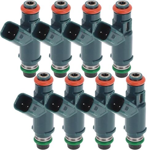 8 Pcs Fuel Injector for Land Rover Range Rover 4.2 06-09 Fuel Nozzle No.2W93-BA/4650544/AJ811177/AJ82532/AJ88900 Green Replace Parts in Saudi Arabia