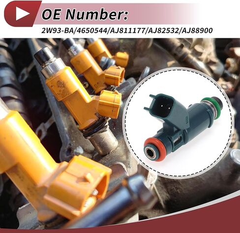8 Pcs Fuel Injector for Land Rover Range Rover 4.2 06-09 Fuel Nozzle No.2W93-BA/4650544/AJ811177/AJ82532/AJ88900 Green Replace Parts in Saudi Arabia