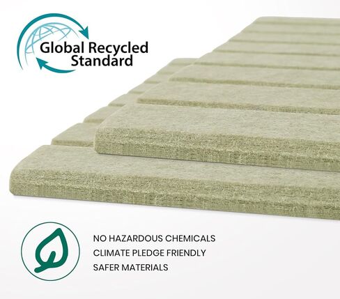 لوحة الفلين الكبيرة البديلة مقاس 48 بوصة × 36 بوصة، بلاط لوحة الإعلانات، مع 30 دبوس دفع، 60 علامة تبويب لاصقة، 12 حزمة من ألواح الجدران الشرائحية، لوحات الفلين للوحة لوحة دبوس الدفع للمكتب - سيج in Kuwait