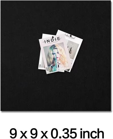 Cork Board for Wall 18''×27'', Black Bulletin Boards, 6 Pack Felt Wall Tiles with Pushpins, Cork Boards for Office, School, Home Pin Board Tack Board, Felt Board for Decor in Saudi Arabia