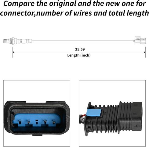234-4971 Oxygen Sensor Downstream Compatible with 335i 435i 640i M2 M235i X1 X2 X4 X5 X6 Cooper Clubman Countryman in Saudi Arabia