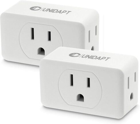 Unidapt Multi Plug Extender ، 3 محول جدار مخرج ، فاصل مخرج متعدد ، مكونات توصيل الطاقة الحائط الأرضية للوصول إلى كروز سفن المنزلية. in Kuwait