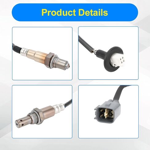 JDMON 2PCS O2 Oxygen Sensor Replacement for 2005-2008 Toyota Matrix, Corolla, Pontiac Vibe 1.8L Compatible with 234-9052, 234-4233, 88974015 in Saudi Arabia