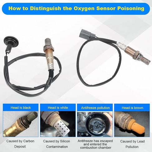 JDMON 2PCS O2 Oxygen Sensor Replacement for 2005-2008 Toyota Matrix, Corolla, Pontiac Vibe 1.8L Compatible with 234-9052, 234-4233, 88974015 in Saudi Arabia