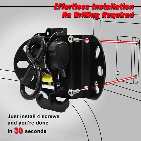 2pcs Retractable Ratchet Straps Compatible with Ford F-150 2015-2025, 10 Ft Truck Bed Mounted Ratchet Straps for Ford F-250/350/450/550 2017-2025 in Kuwait