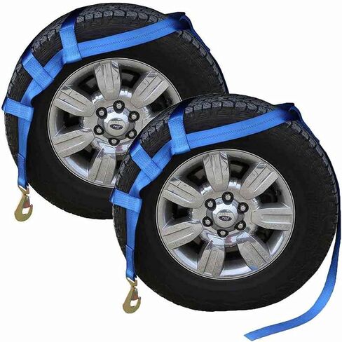 US Cargo Control Large Tow Dolly Basket Straps with Snap Hooks (2-Pack), for Wheel Tire Sizes 17 Inches or Larger, 3,333 Pound Working Load Limit in Saudi Arabia