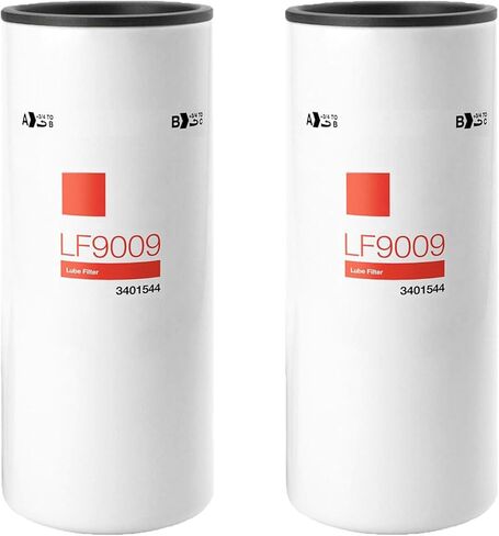 LF9009 Fuel Filter Compatible With Replaces Cummins 3401544 1216400561 BD7309 51748 P553000 XLF75000 PF1217F Fit For Cummins ISC 8.3L,ISL/QSL .0L,ISM,N14,M11,NTA 855 Diesel Engine 6PACK in Kuwait
