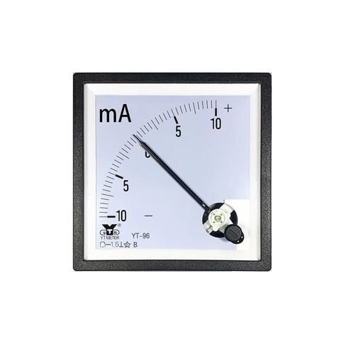CP96 زائد أو ناقص ملليمتر ميكرومتر ± 500uA 1mA 5mA 10mA ثنائي الاتجاه مقياس التيار الكهربائي BE96 YT96 in Kuwait