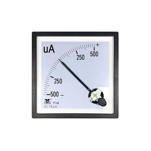 CP96 زائد أو ناقص ملليمتر ميكرومتر ± 500uA 1mA 5mA 10mA ثنائي الاتجاه مقياس التيار الكهربائي BE96 YT96 in Kuwait
