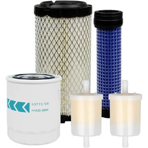 Filter Maintenance Kit HHK20-36990 K1211-82320 K2581-82311 12581-43012 Suitable for Kubota BX22 BX23 BX24 BX25 BX25DLB BX2200 BX2230 BX2350 BX2360 BX2370 Air/Fuel/Oil Change Kit in Kuwait