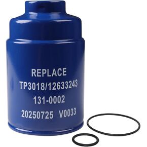 مجموعات فلتر الوقود مع سدادات متوافقة مع دوراماكس 6.6 لتر، تناسب 2001-2016 Chevy Silverado/GMC Sierra 2500HD، 2007-2016 3500HD، 2012-2016 Express/Savana 2500 3500، يستبدل TP3018 (19431541) in Kuwait