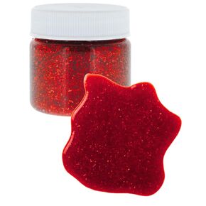 Sparkling Red Glitter Fake Blood - 1 oz | Realistic Halloween Costume Makeup for Gory Effects and Special Effects, Beauty in Glitter Infused Halloween Makeup for Spooky Monster Cosplays in Kuwait