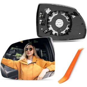 Passenger Side Mirror Replacement for Audi Q5 2018 2019 2020 2021 2022 2023, Audi Q7 2017-2023, Right Side View Convex Mirror Glass with Power Heated in Kuwait