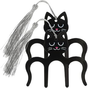 Kisangel Cat Music Book Clip 2Pcs Metal Page Holders for Piano Sheet Music Notebook Bookmarks Office School Reading Accessories in Kuwait