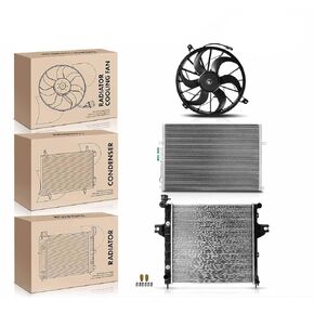Replacement Parts for Radiator&AC Condenser&Cooling Fan Kit for Jeep Grand Cherokee 1999-2003 4.0L Mod-AP88P-104213 in Kuwait